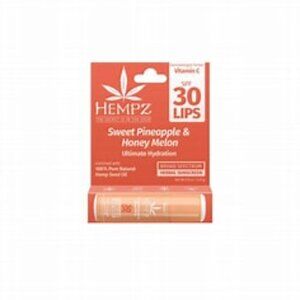 NIB Hempz Sweet Pineapple & Honey Melon Herbal Lip Sunscreen SPF 30